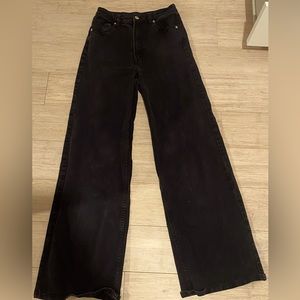 H&M high rise black jeans
